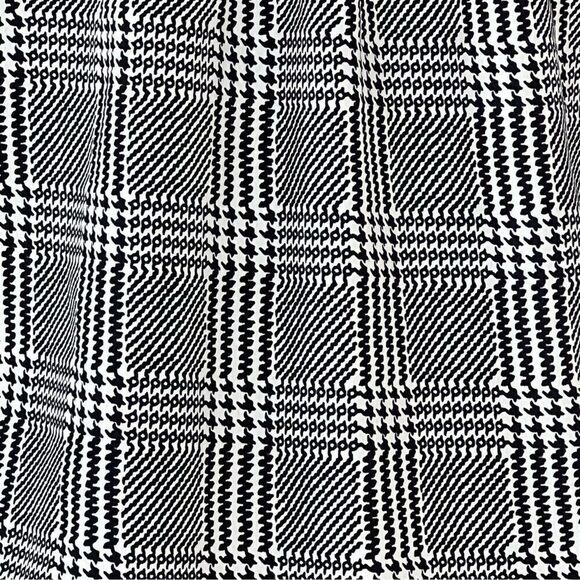Topshop Houndstooth Button Down Long Sleeve Shirt size 6 - Picture 10 of 11